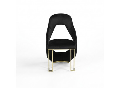 Stylish Chair Dining Chair Black Kitchen Chair Armchair Luxury Modern Novelty