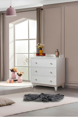 Dresser Designer Luxury Dressers Furniture Wood Cabinet White Modern Sideboard