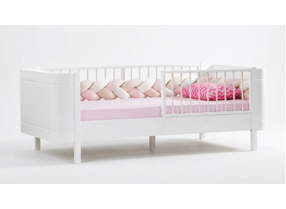 Stylish children's bed white bed children's room children's furniture wood new