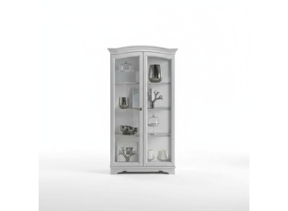 Display cabinet solid wood sideboard showcase massive living room furniture wood