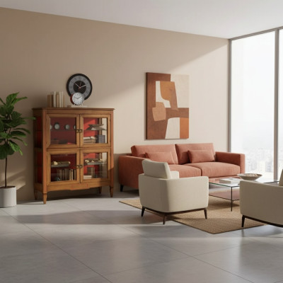 Showcase Design Classic Display Case Luxury Living Room Italian Furniture