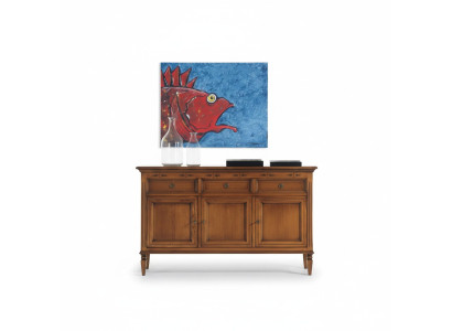 Design Classic Dresser Wood Sideboard Brown Sideboard Cabinet New