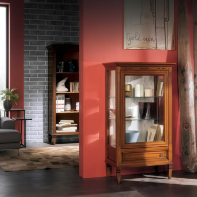 Solid wood display cabinets glass cabinet showcase living room furniture new sideboard