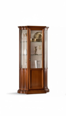 Display glass cabinet display living room wooden sideboard Italian furniture