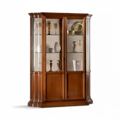 Luxury display cabinet living room furniture cabinet glass showcases designer sideboard