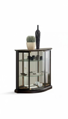 Classic Display Cabinet Display Cabinet Cupboard Glass Cabinet Brown Display Cabinet New