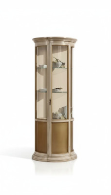 Glass Cabinet Sideboard Solid Wood Italian Furniture Dining Room New