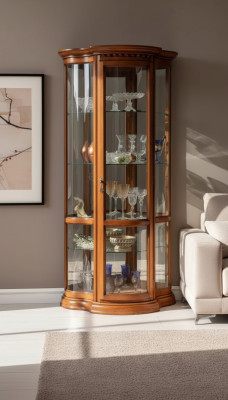 Cabinets Wood Display Cabinet Glass Solid Wood Cabinet Living Room Furniture Sideboard