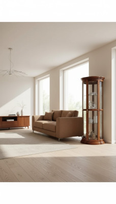 Living room sideboard glass cabinet display cabinet wooden cabinets furniture