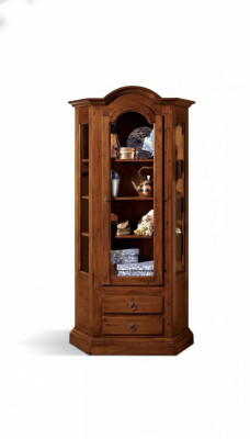 Cabinets display furniture wood luxury glass cabinet wood shelf living room