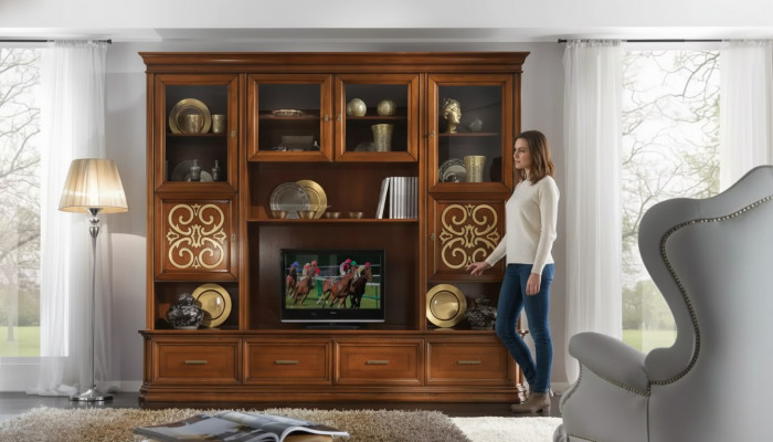 Wall cabinet living room wall unit RTV designer furniture living room Italian new
