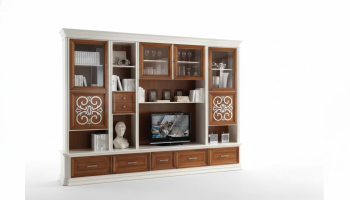 Living room wall shelf TV cabinet wall cabinets wood living room furniture new