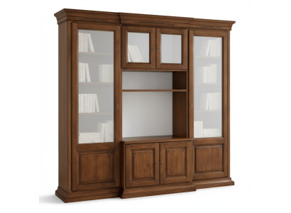 TV cabinet extension wall living room wall TV cabinet solid wood classic