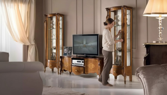 Living room wall unit set display cabinet cupboard shelf set 2x wall display cabinet new