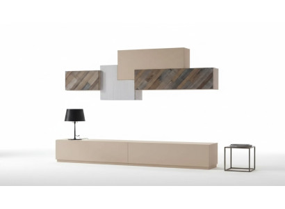 Living room complete set lowboard TV cabinet wall unit luxury new