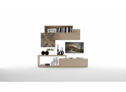 TV lowboard, RTV wall shelves, living room wood luxury wall furniture