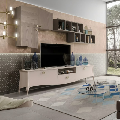 Living room wall unit, RTV wall cabinet, shelf unit, living room wood cabinets, wall shelves.