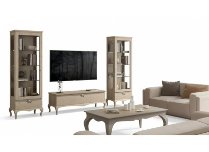Living room rtv cabinet wall unit cabinets design art deco display cabinet set