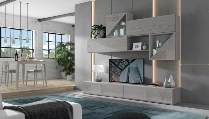 Wall units, shelf, living wall, side low board, shelves, wood design, cabinets