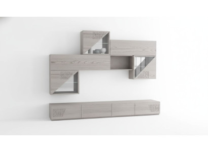 Wall units, shelf, living wall, side low board, shelves, wood design, cabinets