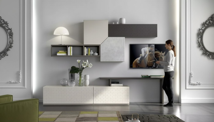 TV cabinet Italian furniture living room luxury sideboard wall unit wood