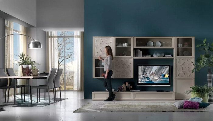 Living room set display cabinet sideboard wall units TV stand design cabinet new