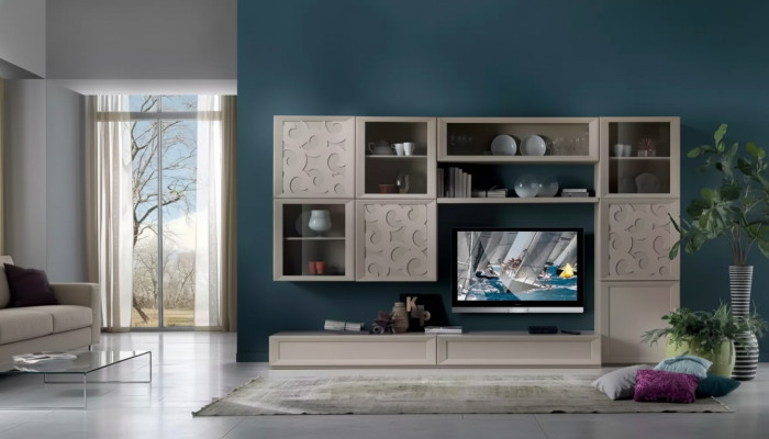 Living room set display cabinet sideboard wall units TV stand design cabinet new