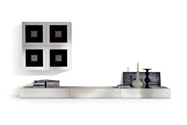 Modern wall unit set sideboard living room wall cabinet furniture
