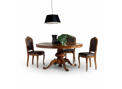 Complete set dining table 4x chairs dining room set dining group wooden table new 5-piece set