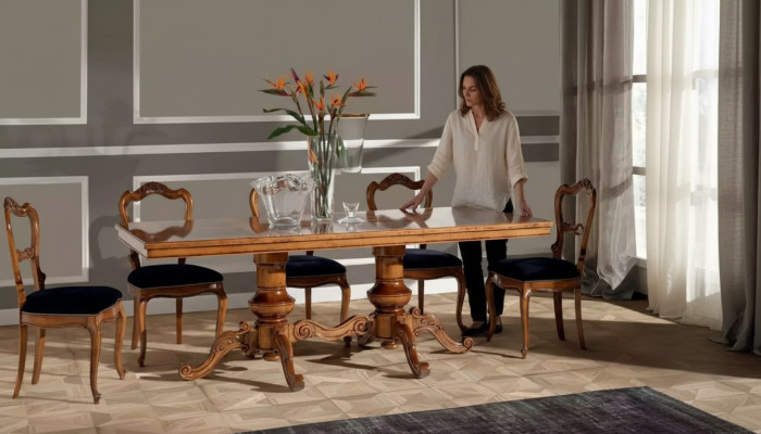 Dining table brown luxury table wood dining room rectangular dining tables new