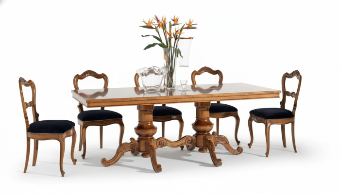 Dining table brown luxury table wood dining room rectangular dining tables new