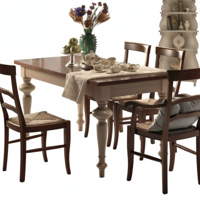 Luxury Classic Dining Table Wood Rectangular Brown Table Dining Room Dining Tables New