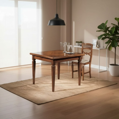 Dining room furniture tables square wood brown dining tables solid wood new
