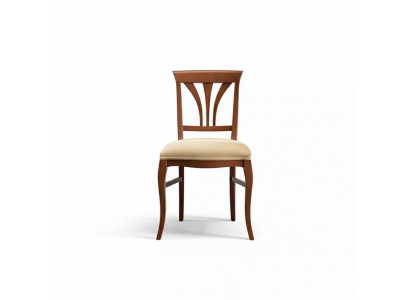 Chair without armrest dining chair wood dining room brown classic design