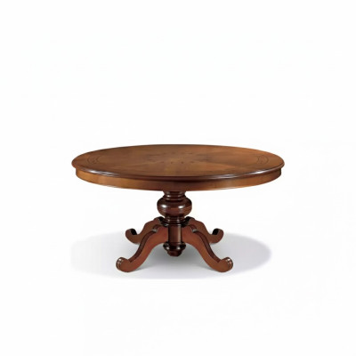 Dining Table Brown Round Classic Dining Room Luxury Wood Tables Design New