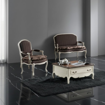 Sofa 2-seater classic upholstery design luxury couch sofas armchair new