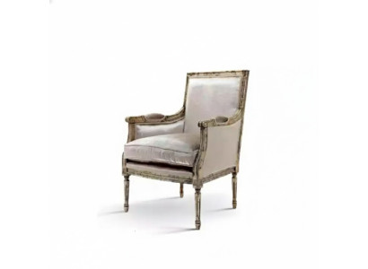 Armchair Sofa 1 Seater Couch Designer Gray Textile Sofas Upholstery Wood New