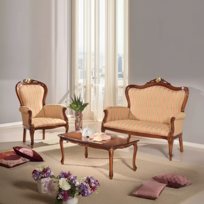 Sofa set 2-seater set design sofa upholstered couch classic luxury new