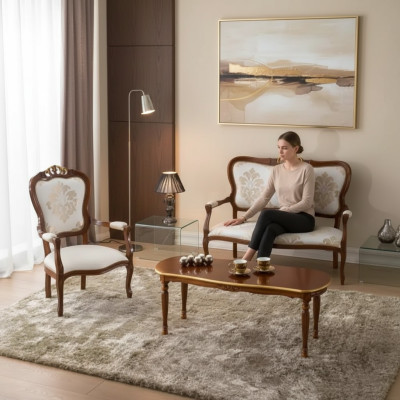 Sofa set design sofa 2-seater armchair couch classic luxury new
