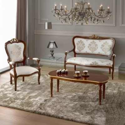 Sofa set design sofa 2-seater armchair couch classic luxury new
