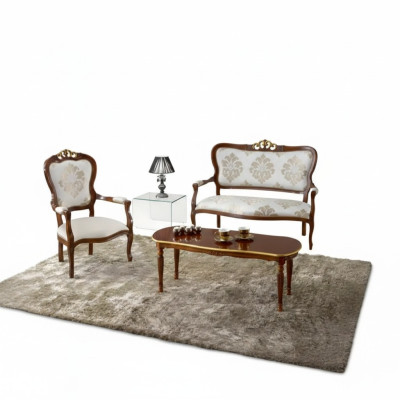 Sofa set design sofa 2-seater armchair couch classic luxury new