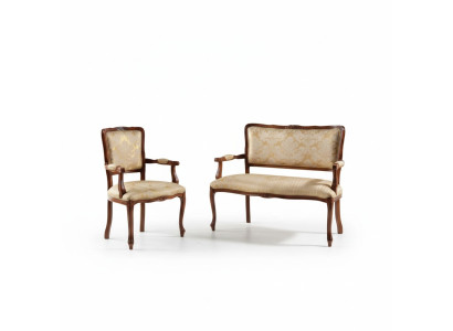 Sofa 2-seater armchair couches sofa upholstery seating set seat bench set