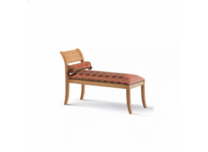 Chaise longue Classic Furniture Living Room Design Sofa Textile Red
