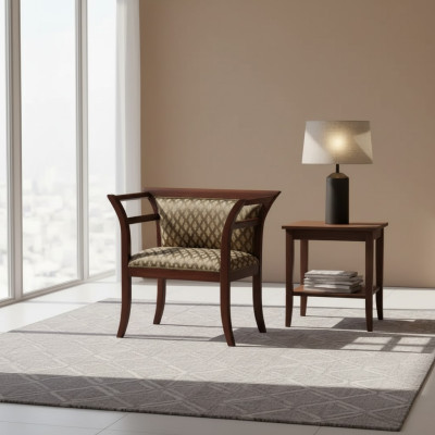 Dining room wooden chairs upholstered with armrest chair brown design living room