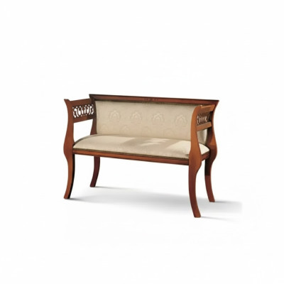 Bench Classic Bench Luxury Upholstered Furniture Designer Seating 111x43x78