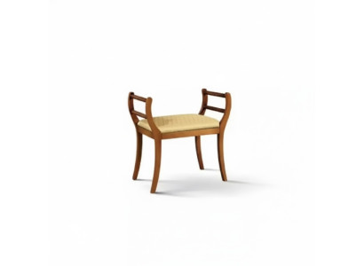 Solid wood upholstered bench brown living room furniture classic style new