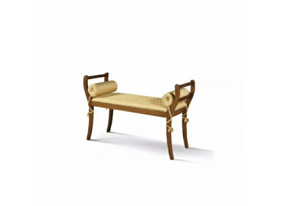 Classic bank stool bench new seating furniture upholstered textile fabric