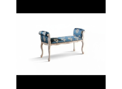 Upholstered bench, seat bench, bench, seating furniture, textile bench, classic wooden bench