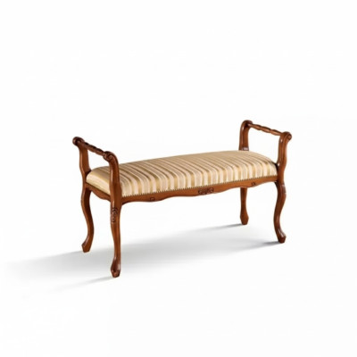 Bench Living Room Classic Bench Upholstered Furniture Textile 101x40x57