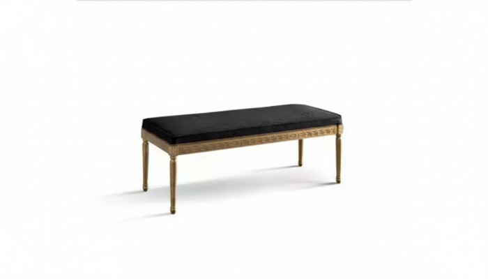 Bank upholstered bench designer seating bench living room classic furniture new